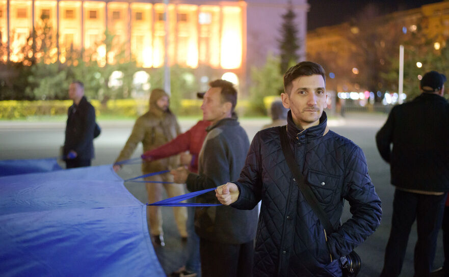 Protest (Mihuţ Savu / Epoch Times România)