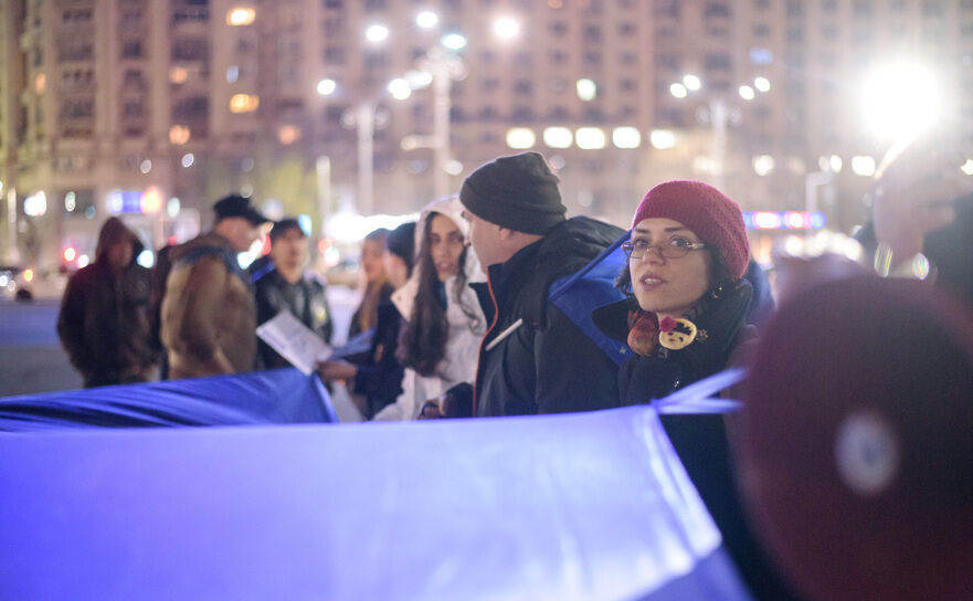 Protest (Mihuţ Savu / Epoch Times România)