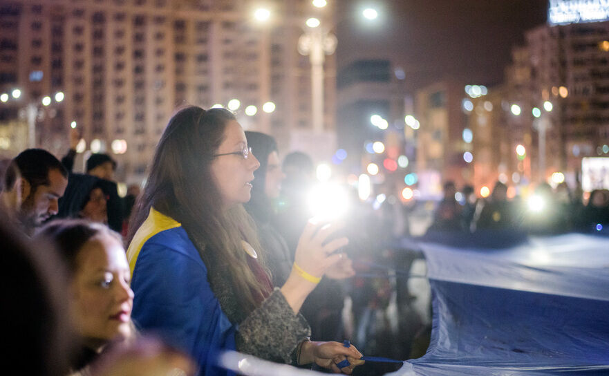 Protest (Mihuţ Savu / Epoch Times România)