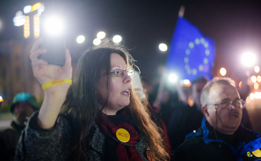 Protest (Mihuţ Savu / Epoch Times România)