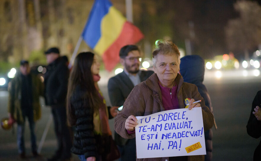 Protest (Mihuţ Savu / Epoch Times România)