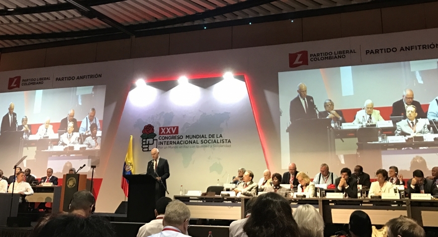 Congresul Internaţionalei Socialiste din Columbia.