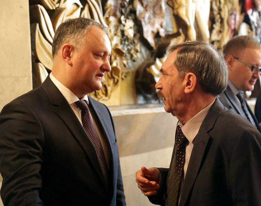 Igor Dodon şi Leonid Talmaci la şedinţa de constituire a Consiliului Economic de pe lângă preşedinte 03.03.2017