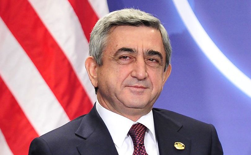 Preşedintele armean, Serzh Sarkisian.