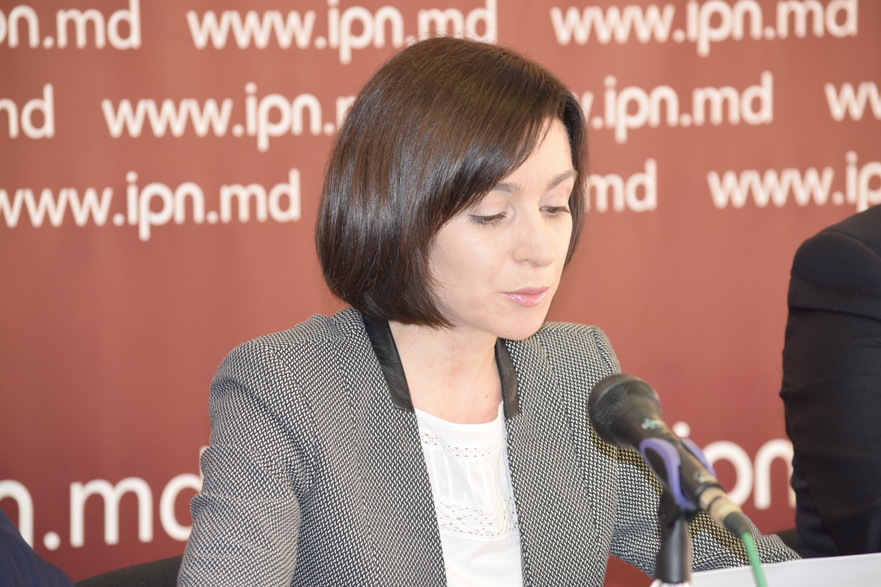 Maia Sandu, preşedintele PAS (Epoch Times România)