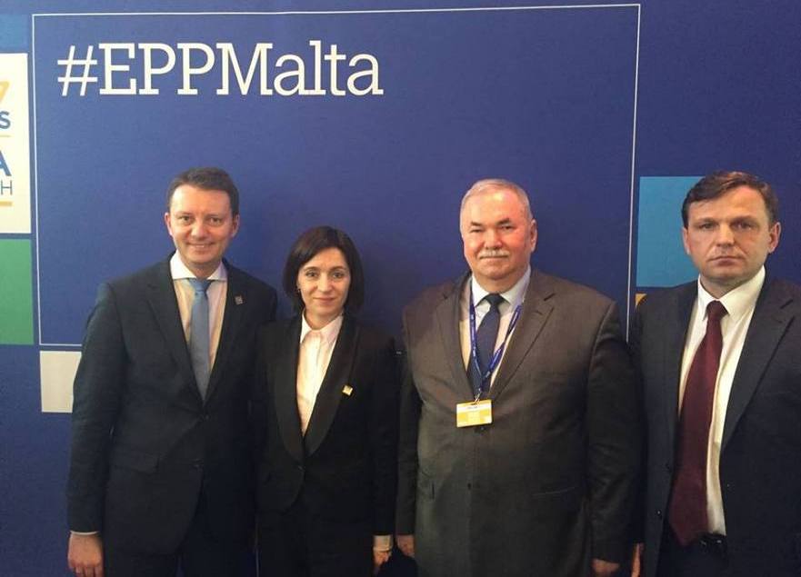 S. Mureşan, M. Sandu, V. Cibotaru şi A. Năstase, Malta 29.03.2017