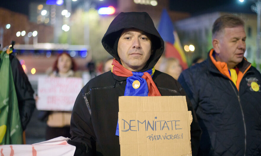 Protest (Mihuţ Savu / Epoch Times România)