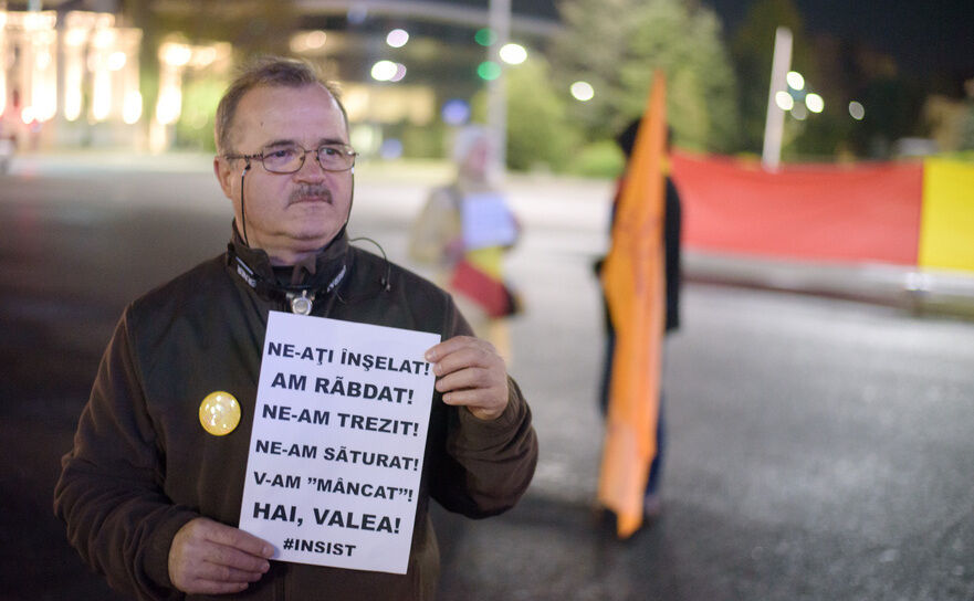 Protest (Mihuţ Savu / Epoch Times România)