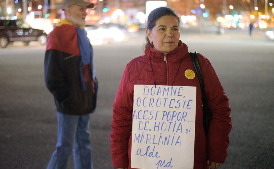 Protest (Mihuţ Savu / Epoch Times România)