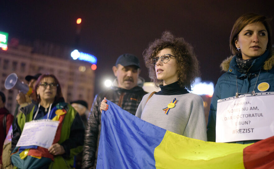 Protest (Mihuţ Savu / Epoch Times România)