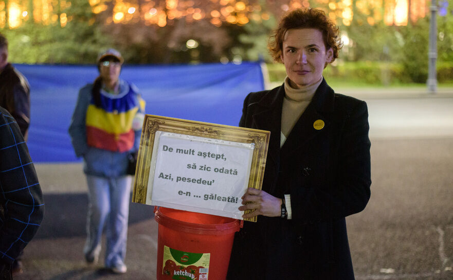 Protest (Mihuţ Savu / Epoch Times România)