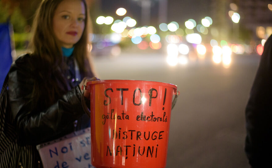 Protest (Mihuţ Savu / Epoch Times România)