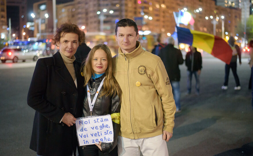 Protest (Mihuţ Savu / Epoch Times România)