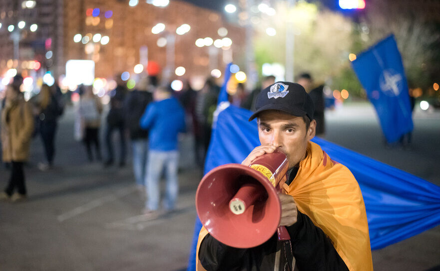 Protest (Mihuţ Savu / Epoch Times România)