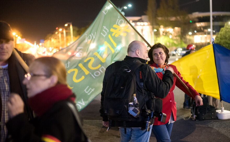 Protest (Mihuţ Savu / Epoch Times România)