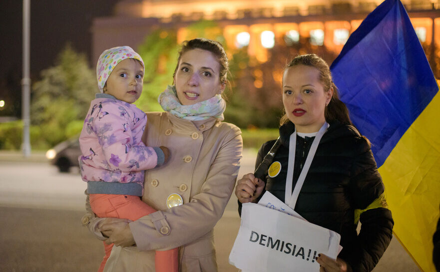 Protest (Mihuţ Savu / Epoch Times România)