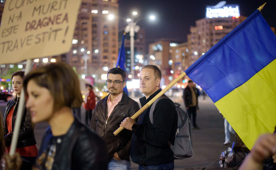 Protest (Mihuţ Savu / Epoch Times România)