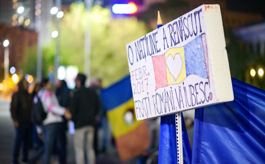 Protest (Mihuţ Savu / Epoch Times România)