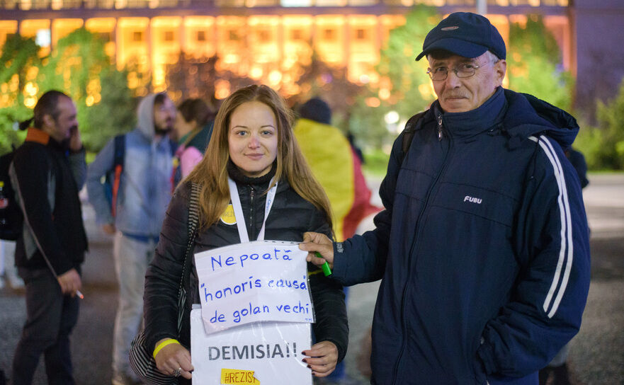 Protest (Mihuţ Savu / Epoch Times România)