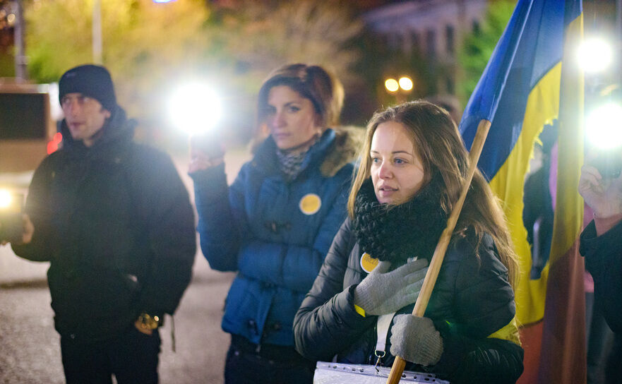 Protest (Mihuţ Savu / Epoch Times România)