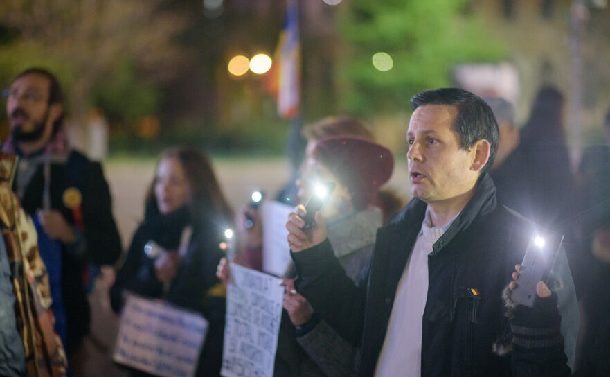 Protest (Mihuţ Savu/Epoch Times)