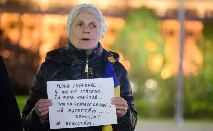 Protest (Mihuţ Savu / Epoch Times România)