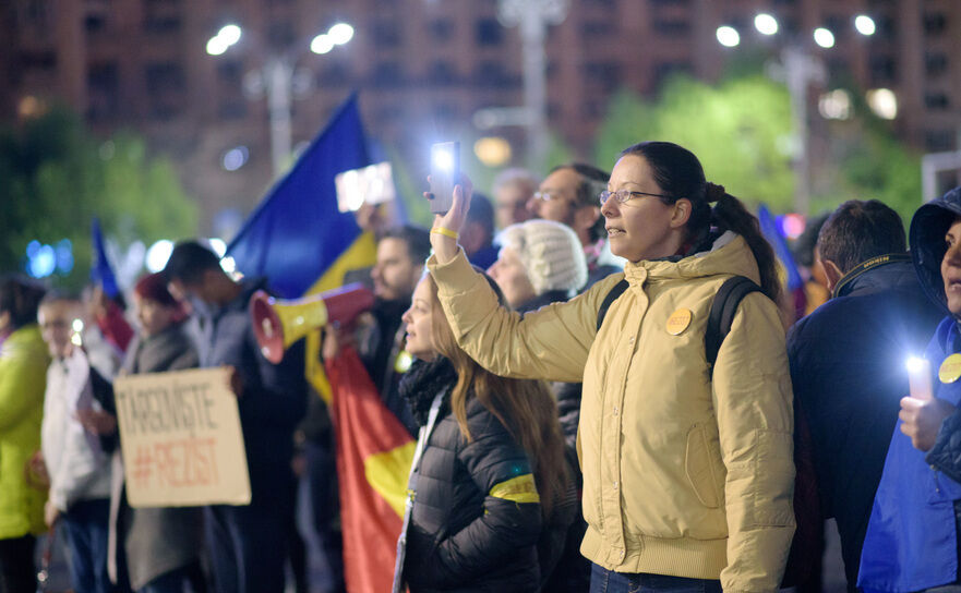 Protest (Mihuţ Savu / Epoch Times România)