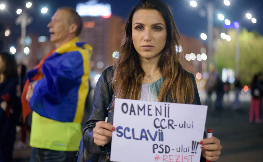 Protest (Mihuţ Savu / Epoch Times România)