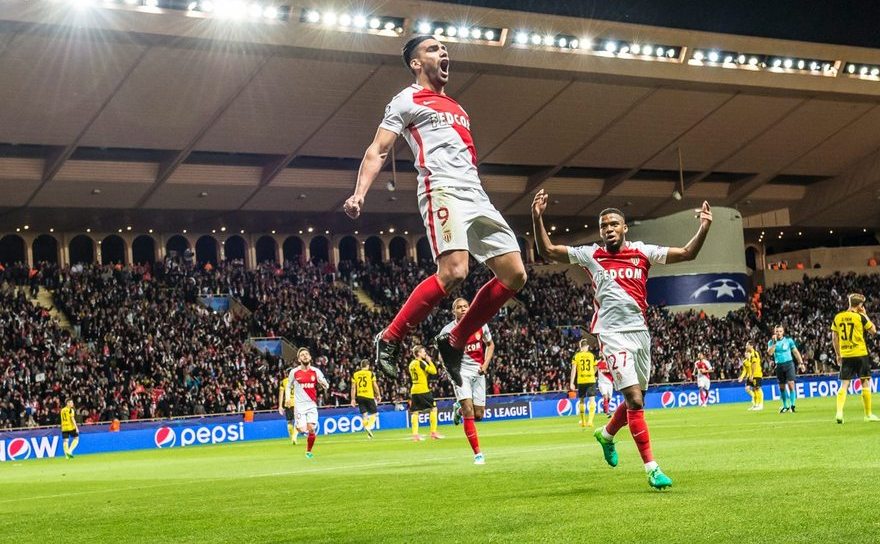  Atacantul clubului francez AS Monaco, columbianul Radamel Falcao.