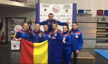 Echipa română la europenele de sambo