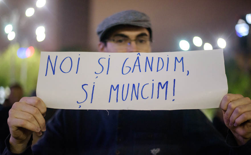 Protest (Mihuţ Savu / Epoch Times România)