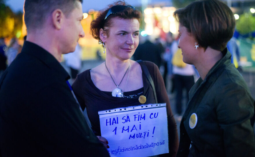 Protest (Mihuţ Savu / Epoch Times România)