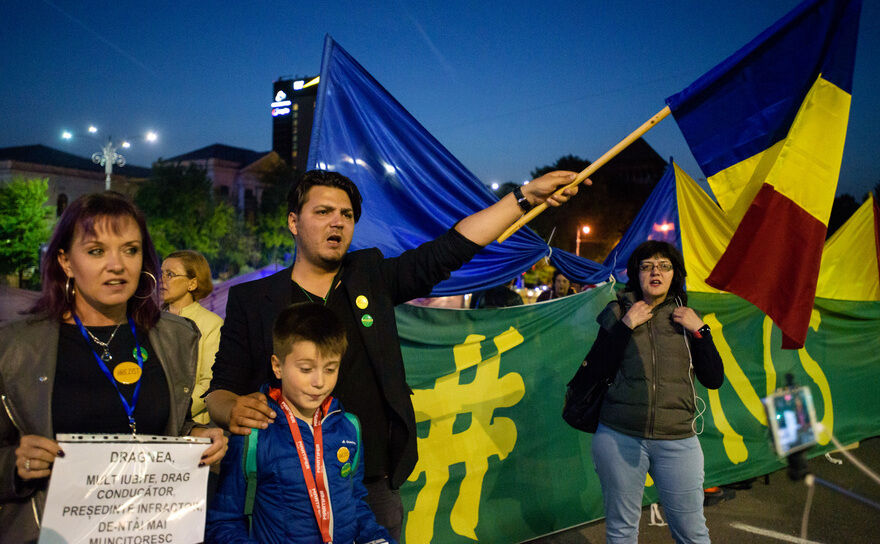 Protest (Mihuţ Savu / Epoch Times România)