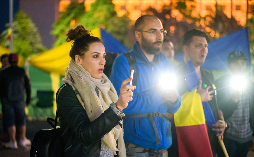 Protest (Mihuţ Savu / Epoch Times România)