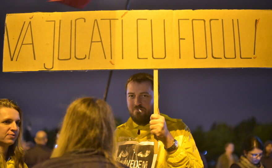 Protest (Mihuţ Savu / Epoch Times România)