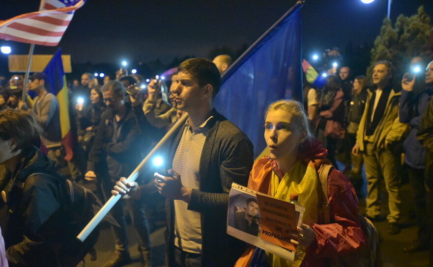 Protest (Mihuţ Savu / Epoch Times România)