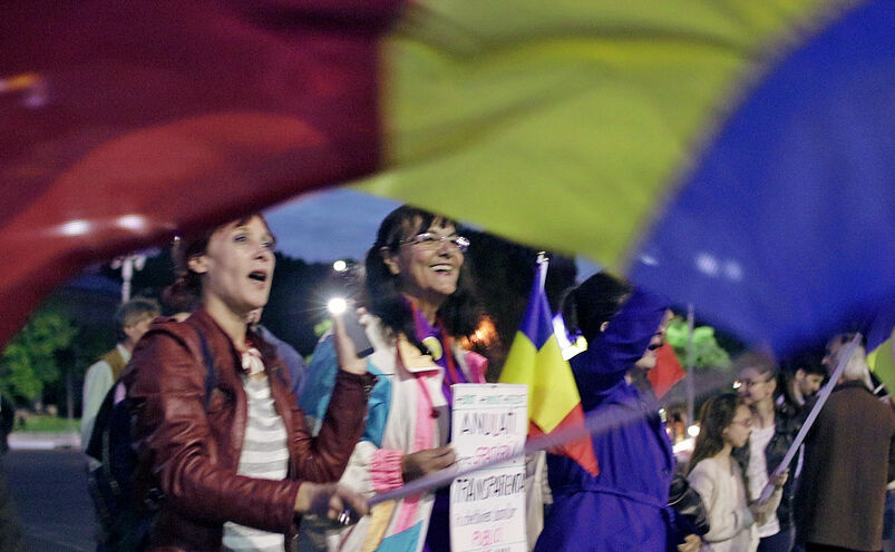 Protest (Epoch Times Romania)