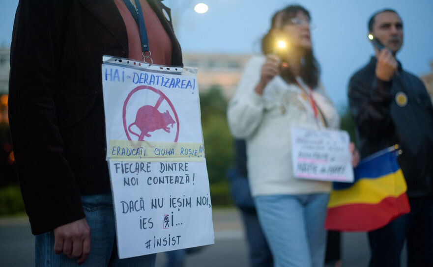 Protest (Mihuţ Savu / Epoch Times România)