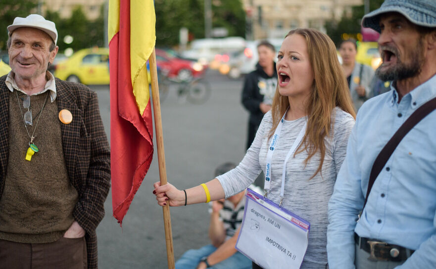 Protest (Mihuţ Savu / Epoch Times)