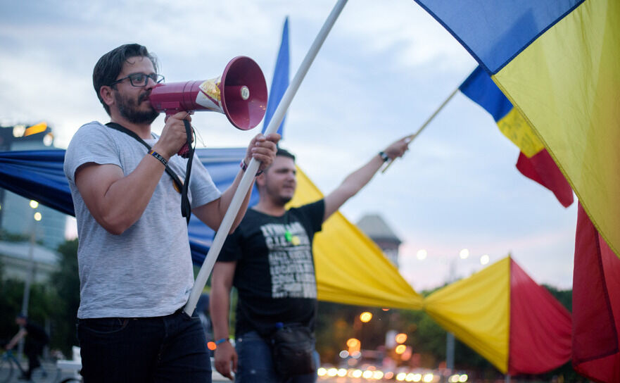 Protest (Mihuţ Savu / Epoch Times)