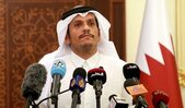 Ministrul de externe al Qatarului, şeicul Mohammed bin Abdulrahman al-Thani. (Karim Jaafar/AFP/Getty Images)