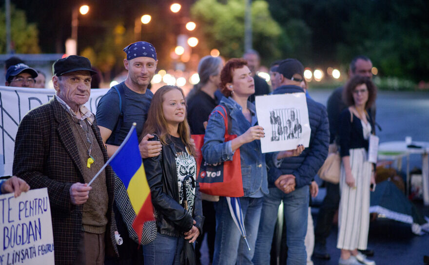 Protest (Mihuţ Savu / Epoch Times)