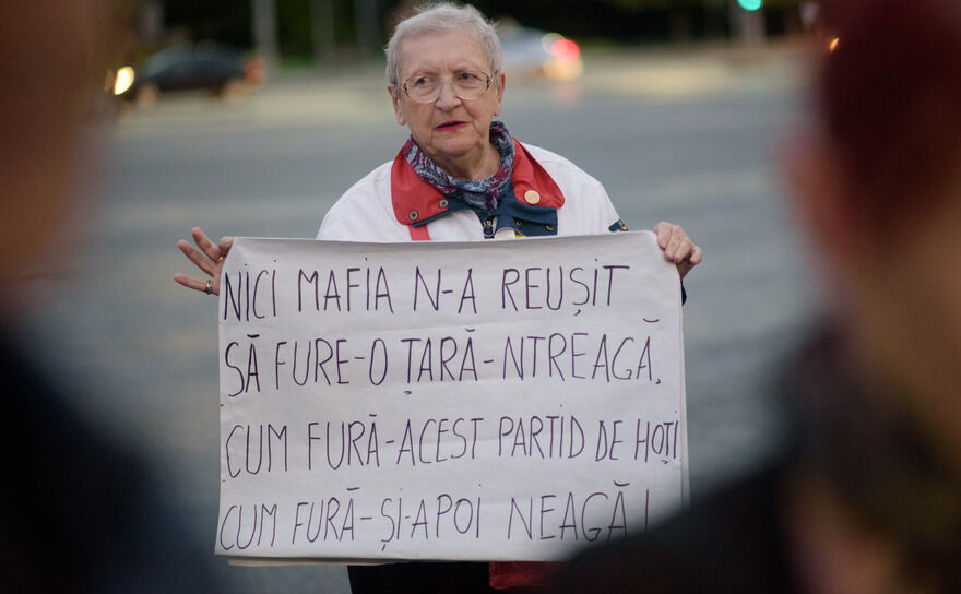 Protest (Mihuţ Savu / Epoch Times)