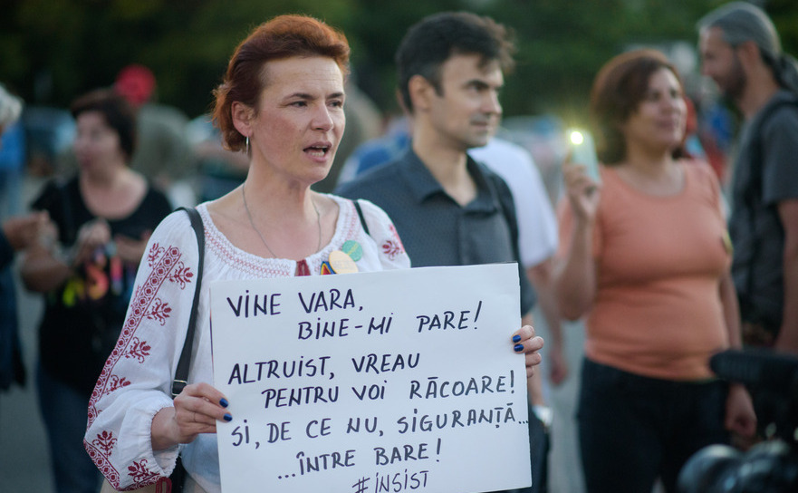 Protest (Mihuţ Savu / Epoch Times România)