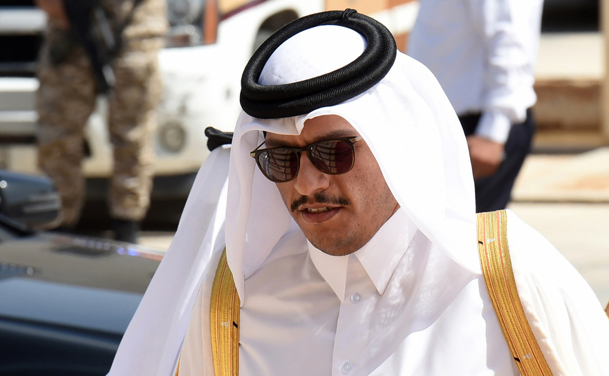 Ministrul de externe al Qatarului, Mohammed bin Abdulrahman bin Jassim Al Thani.