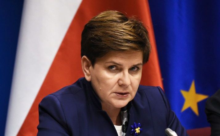 Premierul polonez Beata Szydlo. (John Thys/AFP/Getty)