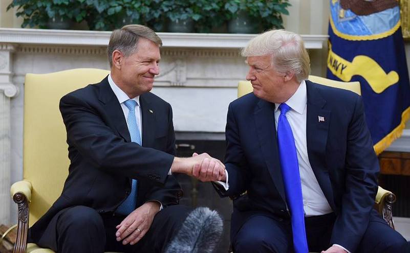 Presedintele Klaus Iohannis şi omologul său american Donald Trump