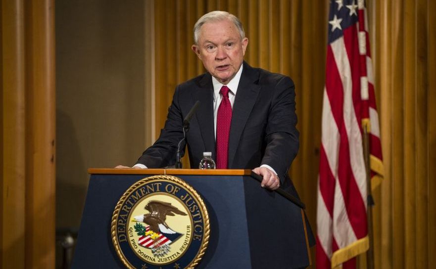 Procurorul general al SUA, Jeff Sessions. (Zach Gibson/Getty Images)