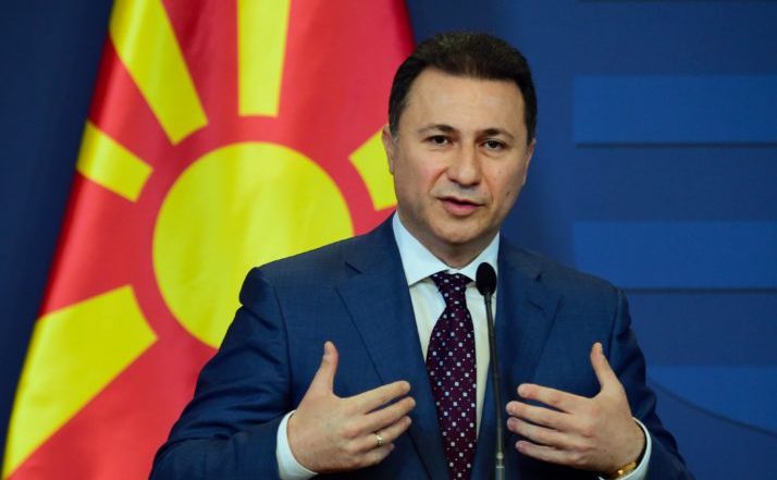 Fostul premier macedonean Nikola Gruevski.