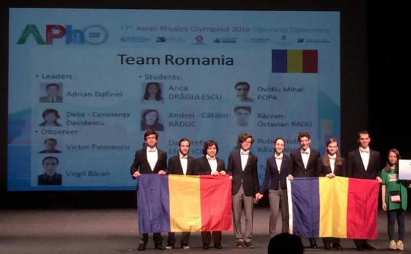 Elevii români care au obţinut medalii la Olimpiada Internaţională de Fizică, Indonezia, 2017